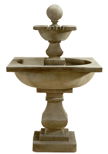Solara Outdoor Cast Stone Garden Fountain Fountain Tuscan